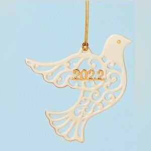 NEW - Lenox 2022 Ornament - Dove